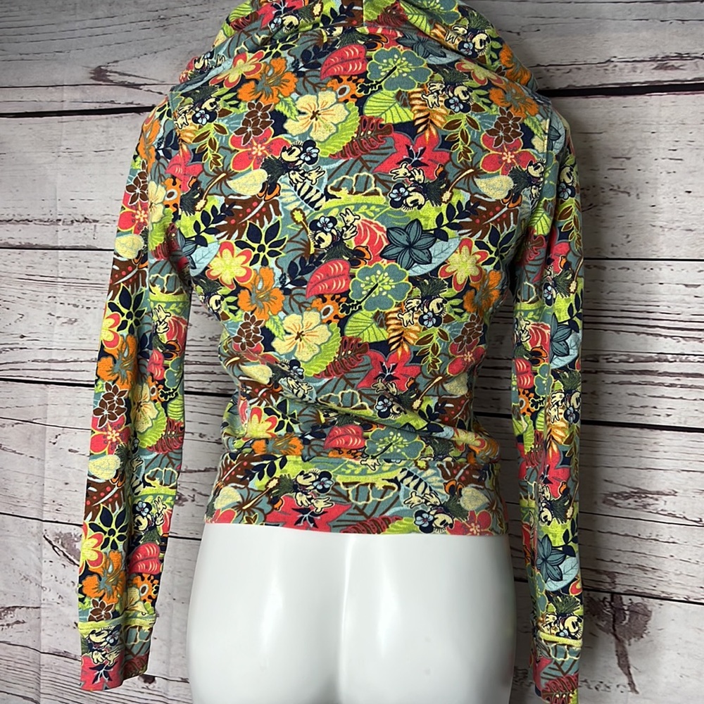 Disneyland resorts Hawaiian Minnie zip up - Picture 3 of 4